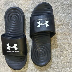 Under Armor black slides